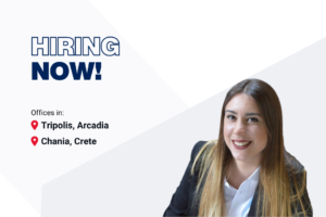 We are hiring! Check the open positions. Offices in Chania and Tripolis.